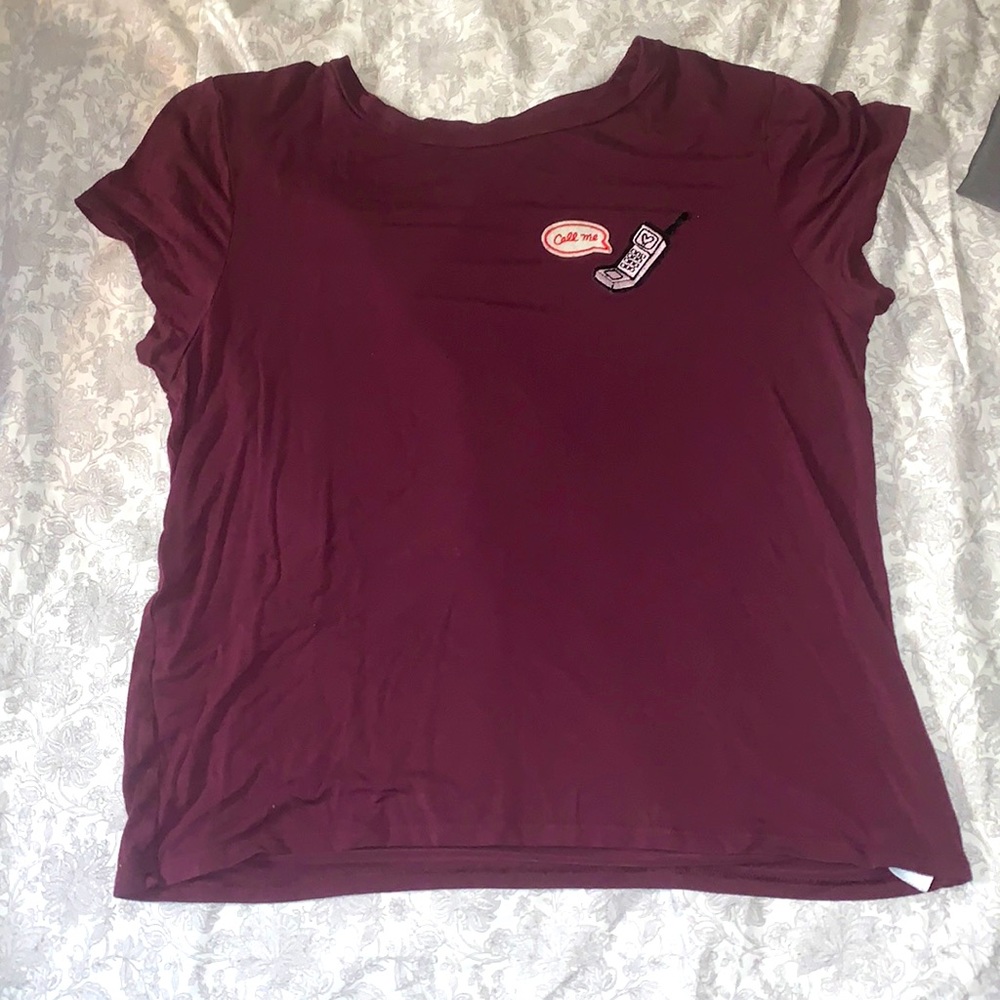 Maroon T-shirt